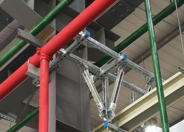 通道该抗震支架的整体式支吊架结构协调性好
